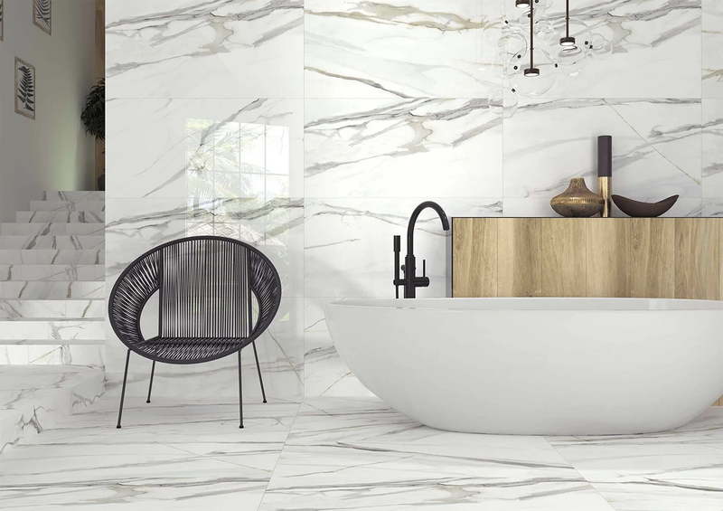 Emporio Calacatta Matte 24x48 Porcelain Tile