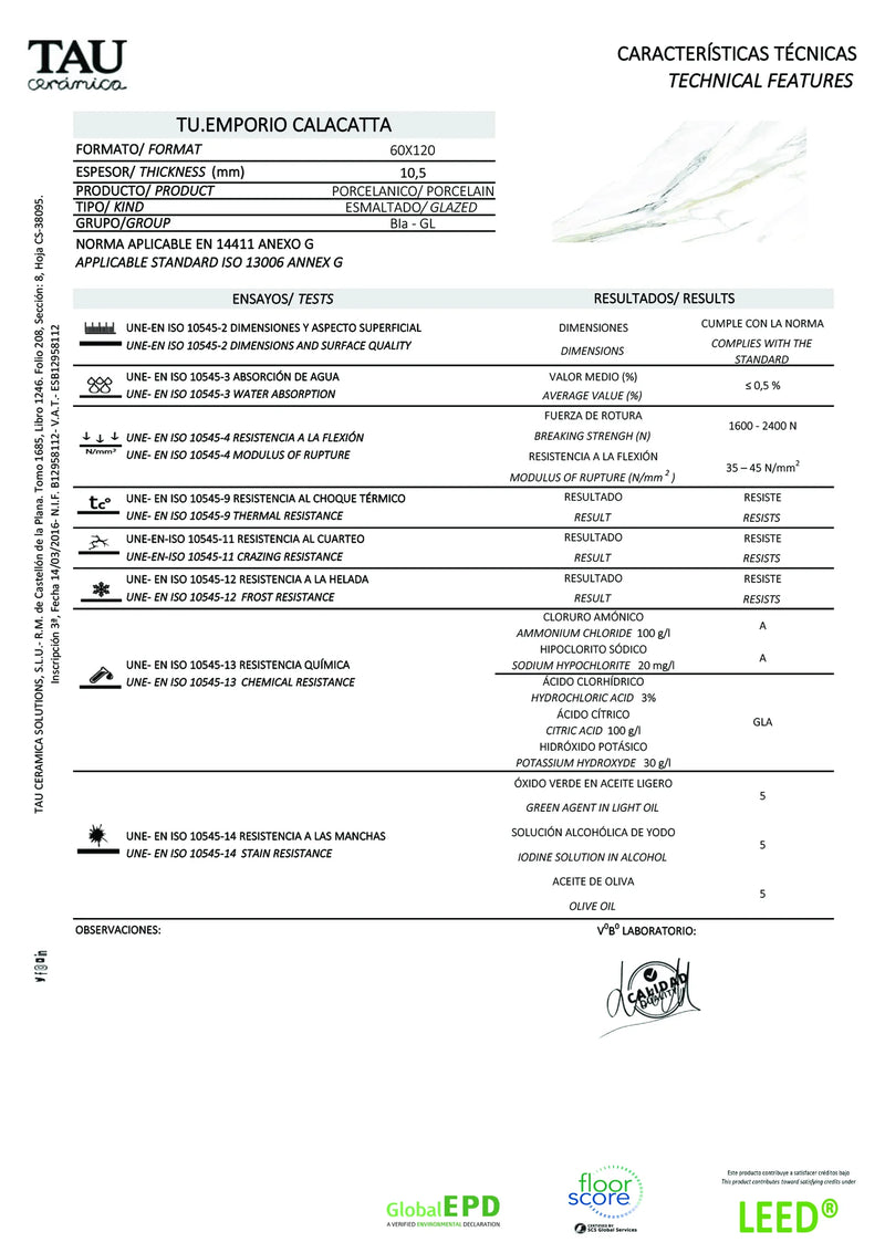 Emporio Calacatta Polished 24x48 Floor and Wall Porcelain Tile