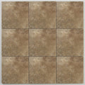 Travertine Tile | English Walnut | Filled Honed 12x12 close-up