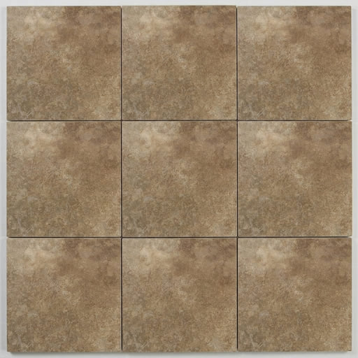 Travertine Tile | English Walnut | Filled Honed 12x12 close-up
