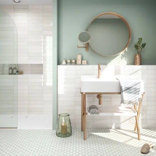 Enya Acqua 6x6 Matte Straight Porcelain Pool Tile