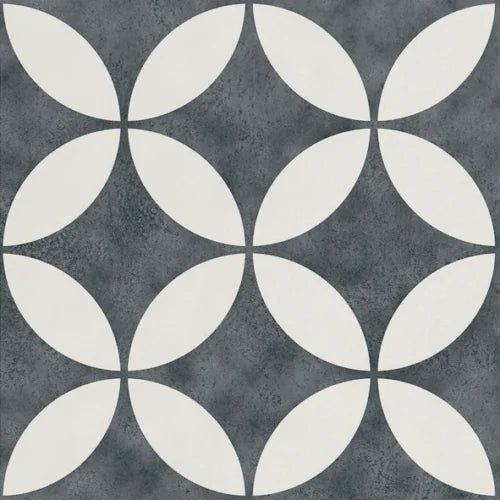 Enya Coal 6x6 Matte Straight Porcelain Pool Tile