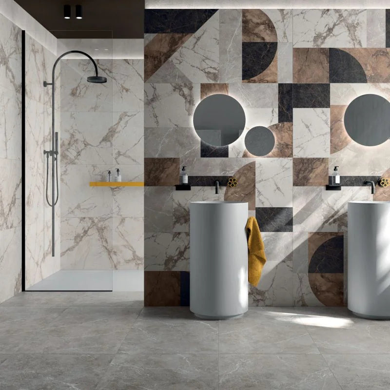 Epoque White 24x48 Porcelain Tile