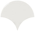 Equipe Scale/Fan Brite White .5x8 Jolly Matte Ceramic Trim