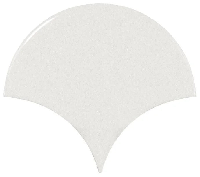 Equipe Scale/Fan Brite White .5x8 Jolly Matte Ceramic Trim