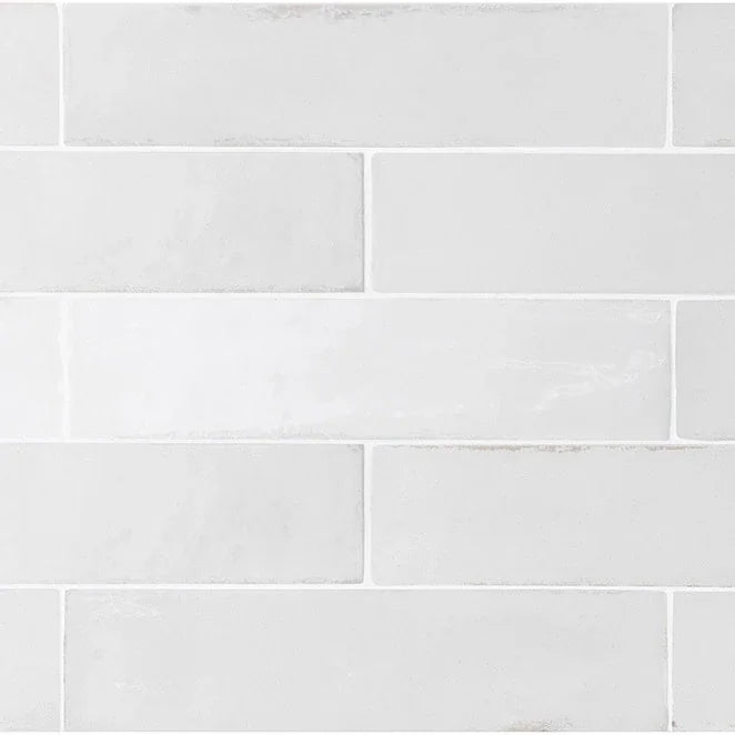 Equipe Tribeca Gypsum White .5x8 Jolly Ceramic Trim