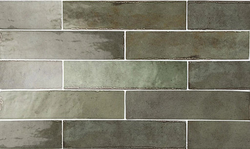 Equipe Tribeca Sage Green .5x8 Jolly Ceramic Trim