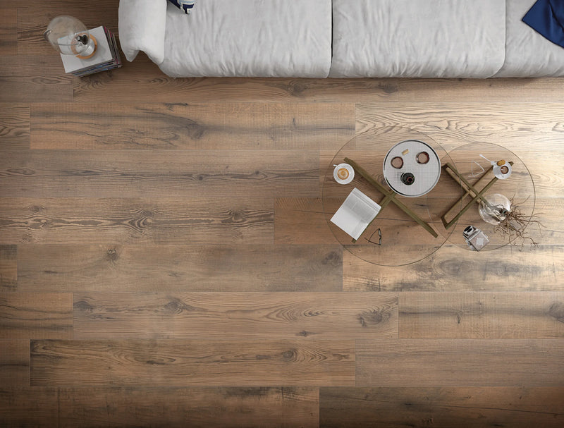 Essence Brown 8x48 Wood Look Ceramic/Porcelain Plank