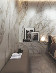 Etoile Creme 24x48 Glossy Porcelain Tile