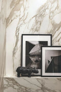 Etoile Creme 24x48 Glossy Porcelain Tile
