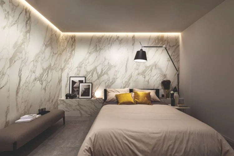 Etoile Creme 24x48 Glossy Porcelain Tile