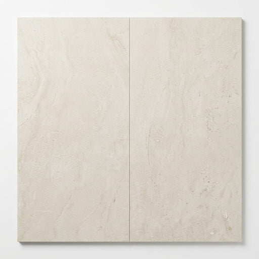 Euro White Honed 18x36 Honed Limestone Tile close-up