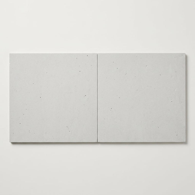 Euro White Honed 24x24 Honed Limestone Tile close-up