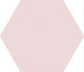 Exa Dusty Pink 5.9x6.7 Hexagon Ceramic Tile