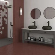 Exa Garnet 5.9x6.7 Hexagon Ceramic Tile