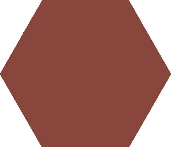 Exa Garnet 5.9x6.7 Hexagon Ceramic Tile