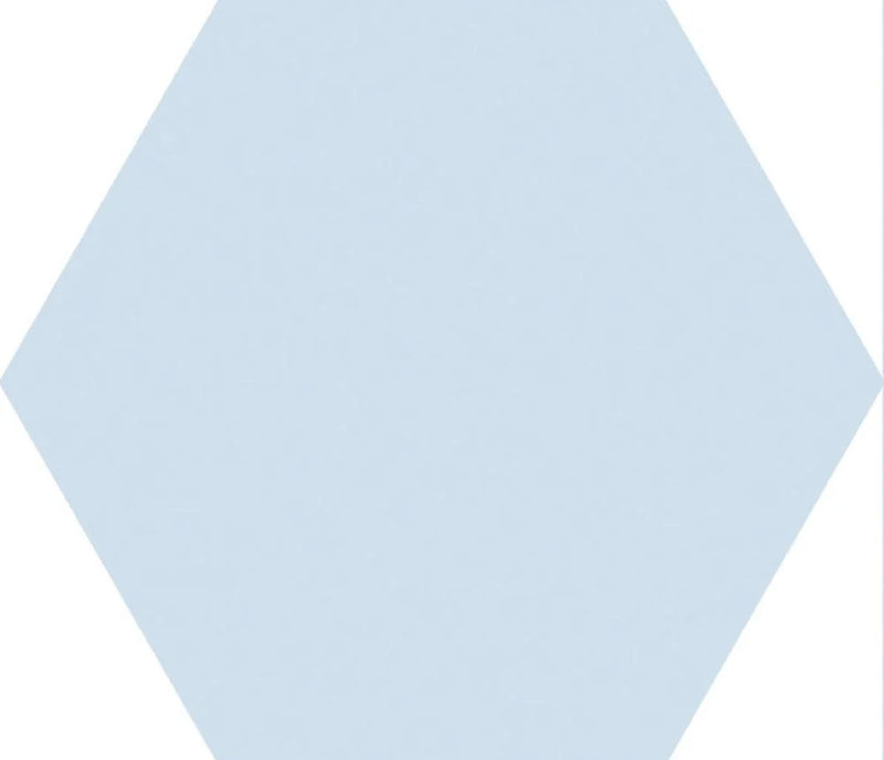 Exa Sky 5.9x6.7 Hexagon Matte Porcelain Tile