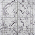 Exotic Stone Statuario Fantastico 2x2 - 12x12 Polished Marble Mosaic close-up