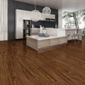Exotic Walnut Natural 4-3/4 in x Random Length (12 in - 48 in) Plank Smooth, Urethane Engineered Walnut Hardwood Flooring