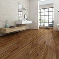 Exotic Walnut Natural 4-3/4 in x Random Length (12 in - 48 in) Plank Smooth, Urethane Engineered Walnut Hardwood Flooring