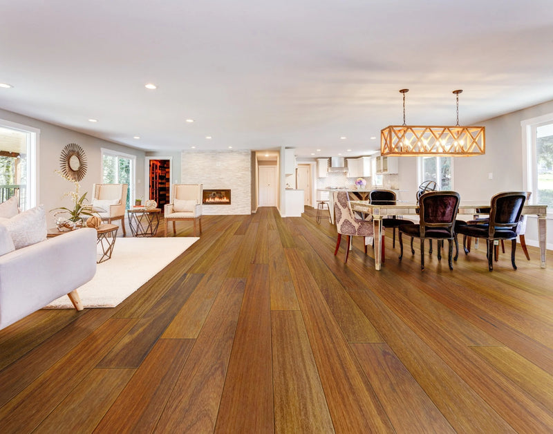Exotics Brazilian Teak / Cumaru 3-1/4xRL(12-36) Plank Smooth Urethane Solid Hardwood Flooring