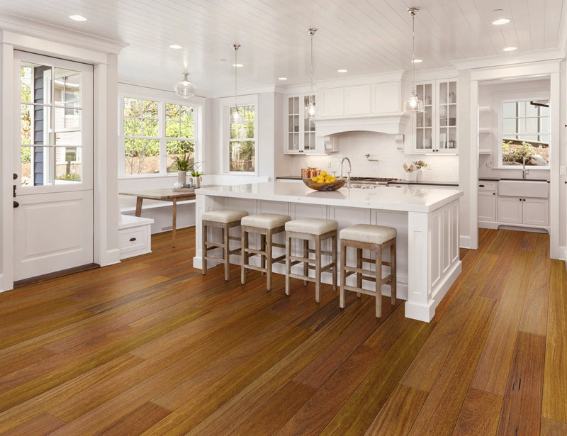 Exotics Brazilian Teak / Cumaru 3-1/4xRL(12-36) Plank Smooth Urethane Solid Hardwood Flooring