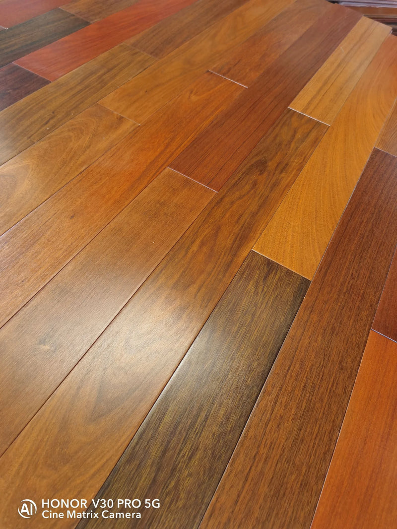 Exotics Brazilian Walnut / IPE 3-1/4xRL(12-36) Plank Smooth Urethane Solid Hardwood Flooring