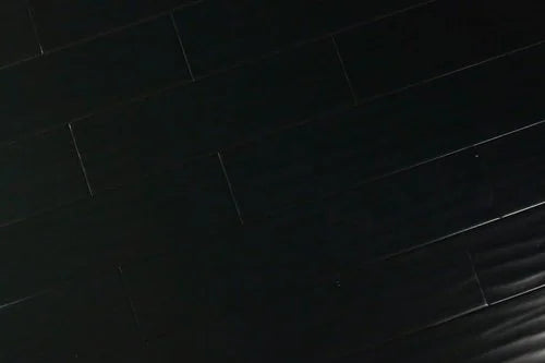 Exotics Ebony 6-1/4 in x Random Length (12 in - 48 in) Plank Handscraped, Urethane Engineered Maple Hardwood Flooring