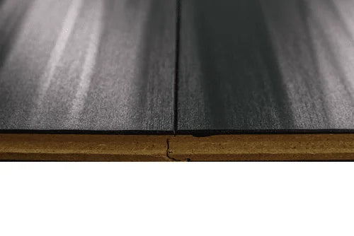 Exotics Papua Ebony 6-1/2x48 Handscraped Bevel Low-Gloss Laminate Flooring