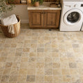 Fantastico 06x06 Tumbled Travertine Tile 6x6 — Laundry Room floor