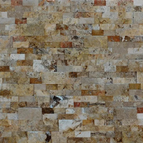 Fantastico Irregular Travertine Veneer Corner Ledger Stone