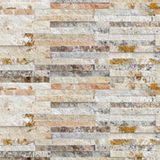 Fantastico Irregular Travertine Veneer Corner Ledger Stone