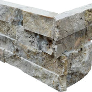 Fantastico Irregular Travertine Veneer Corner Ledger Stone