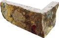Fantastico 10x5.75x06 Split-Face Travertine Corner Ledger Stone