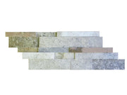 Fantastico 10x5.75x06 Split-Face Travertine Corner Ledger Stone