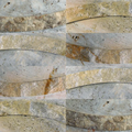 Fantastico 10x5.75x06 Split-Face Travertine Corner Ledger Stone