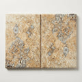 Fantastico® Travertine Coping 12x18 Unfilled Honed, Double Bullnose 1.25 inch 16x24 close-up