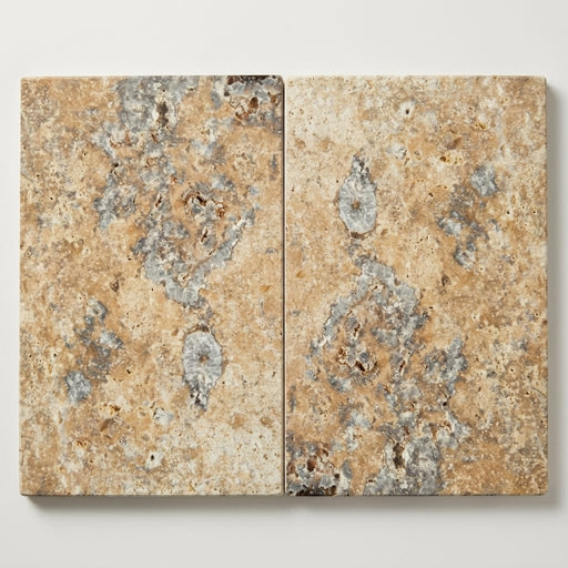 Fantastico Coping Travertine Stone in Unfilled Honed 12x18 16x24 close-up