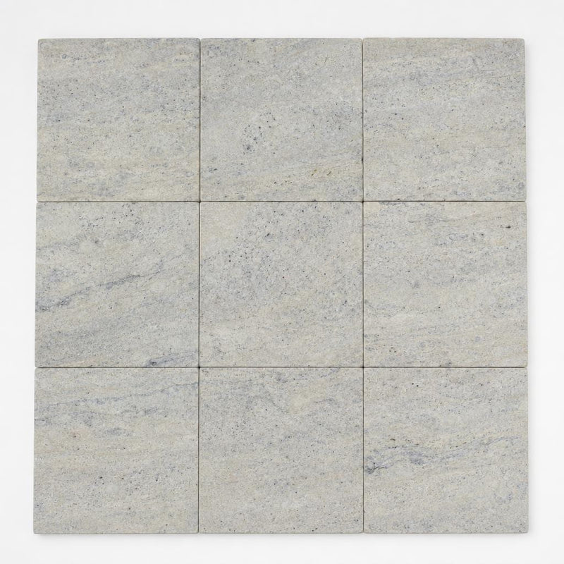 Fantastico Travertine Paver 12x12 Brushed 2 inch close-up