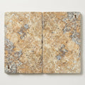 Fantastico Travertine Paver 16x24 Tumbled 1.25 inch close-up