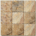 Fantastico Travertine Tile 12x12 Tumbled close-up