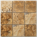 Fantastico Travertine Tile 12x12 Unfilled, Honed close-up