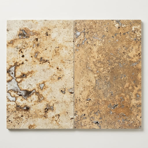 Fantastico Travertine Tile 16x24 Unfilled, Honed close-up