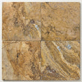 Fantastico Travertine Tile 18x18 Filled, Honed close-up