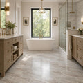 Fantasy Brown 12x24 Polished Marble Tile — Primary Bath floor