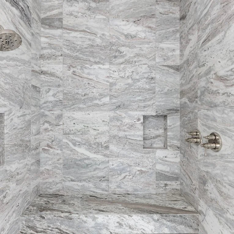 Fantasy Brown 2x2 Hexagon Honed Marble Mosaic