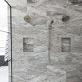 Fantasy Brown 2x2 Honed Marble Mosaic
