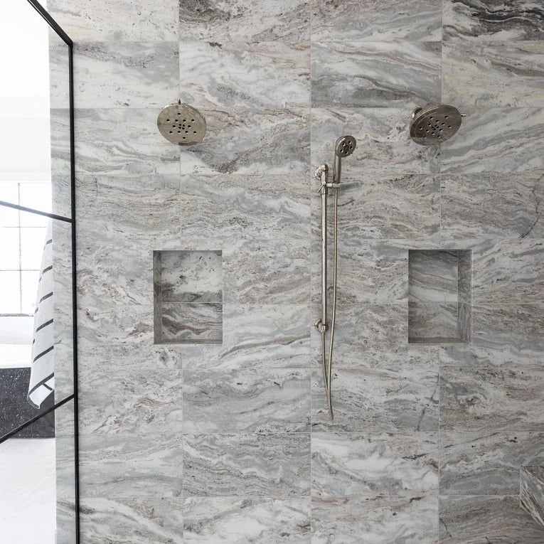 Fantasy Brown 2x2 Honed Marble Mosaic