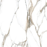 Fantasy Calacatta Topo 48x48 Polished Marble Look Porcelain Tile