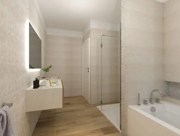Fapnest Series Maple 8x48 Plank Matte Wood Look Porcelain Tile